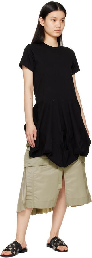 Toga Pulla Black Pin-Buckle Sandals - Picture 3