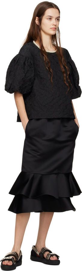 Toga Pulla Black Sneaker Sandals - Picture 4