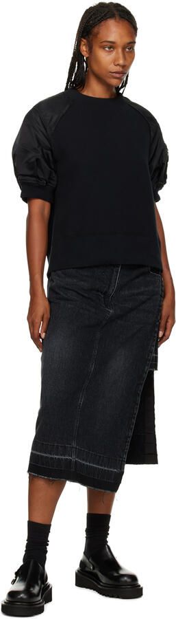 Toga Pulla Black Square Buckle Sabot Loafers - Picture 4