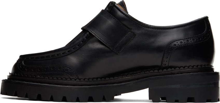 Toga Pulla SSENSE Exclusive Black Brogue Loafers - Picture 3