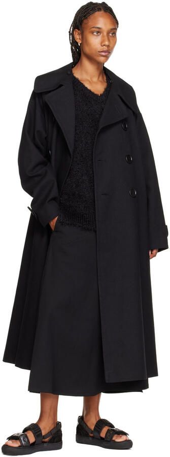 Toga Pulla SSENSE Exclusive Black Buckles Flat Sandals - Picture 3