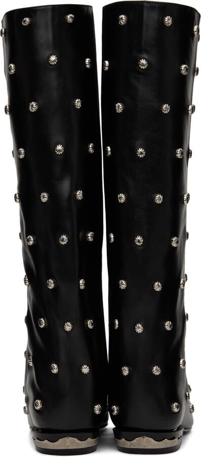 Toga Pulla SSENSE Exclusive Black Embellished Boots - Picture 3