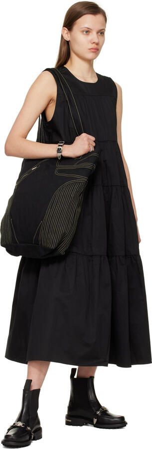 Toga Pulla SSENSE Exclusive Black Embellished Chelsea Boots - Picture 4