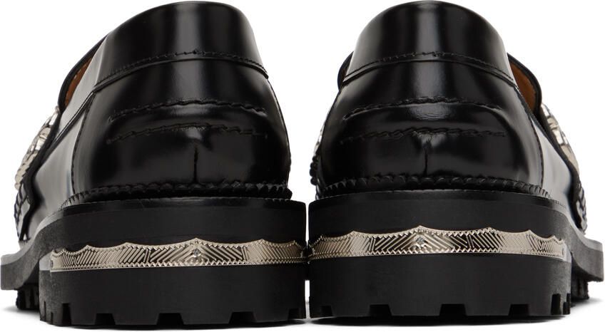 Toga Pulla SSENSE Exclusive Black Embellished Loafers