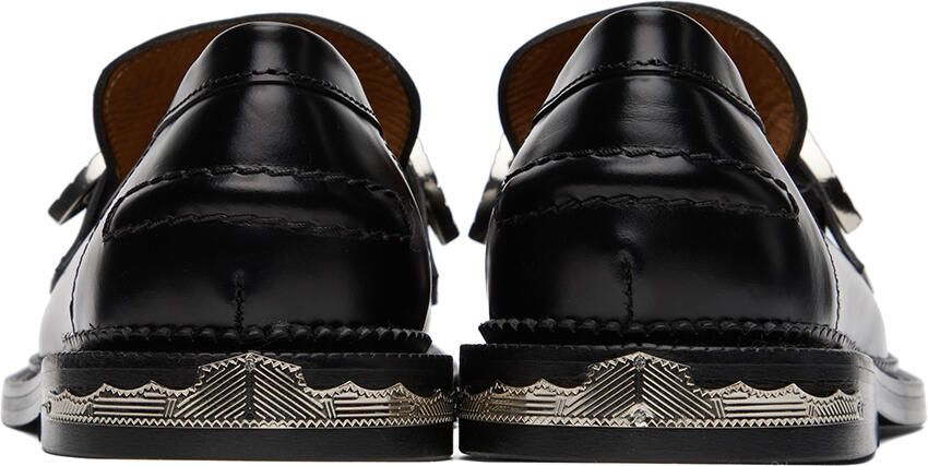 Toga Pulla SSENSE Exclusive Black Embellished Loafers