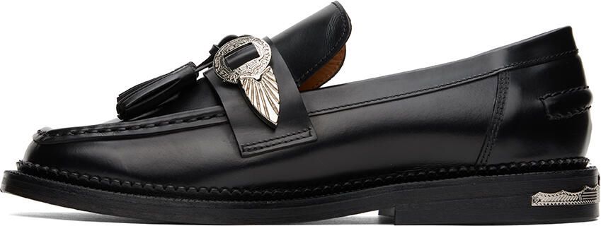 Toga Pulla SSENSE Exclusive Black Embellished Loafers - Picture 4