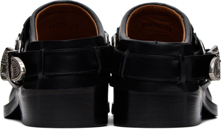 Toga Pulla SSENSE Exclusive Black Slingback Loafers - Picture 2