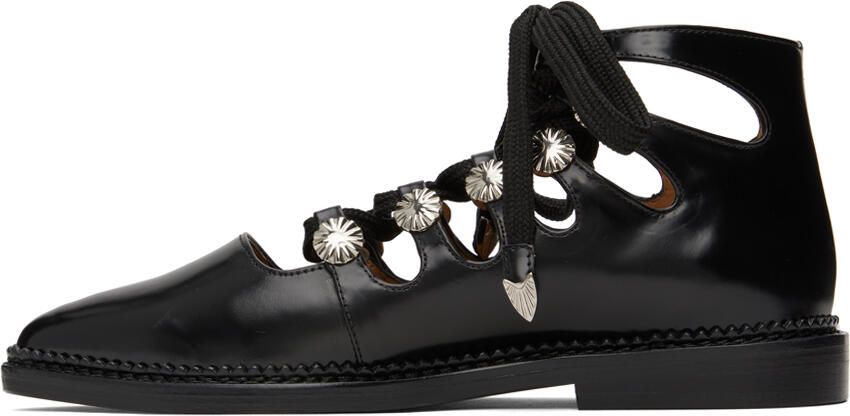 Toga Pulla SSENSE Exclusive Black Lace-Up Shoes - Picture 3