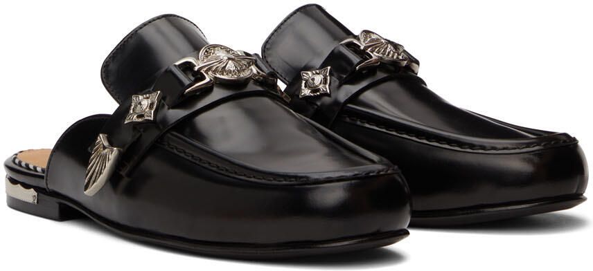 Toga Pulla SSENSE Exclusive Black Loafer Mules - Picture 2