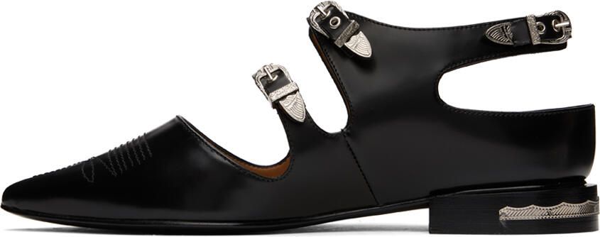 Toga Pulla SSENSE Exclusive Black Oxfords - Picture 3