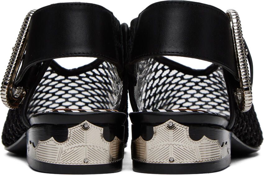 Toga Pulla SSENSE Exclusive Black Pin-Buckle Loafers