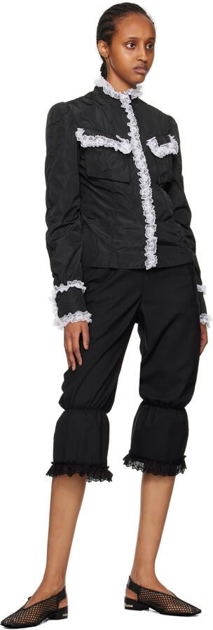 Toga Pulla SSENSE Exclusive Black Pin-Buckle Loafers - Picture 4