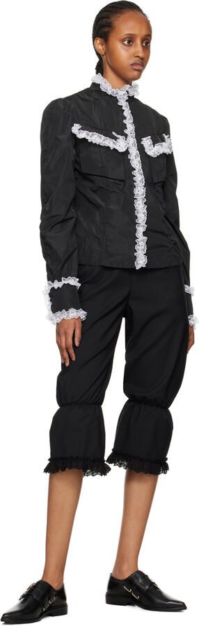 Toga Pulla SSENSE Exclusive Black Polished Oxfords - Picture 4