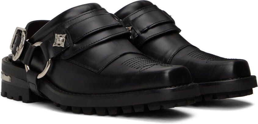 Toga Pulla SSENSE Exclusive Black Slingback Loafers - Picture 3