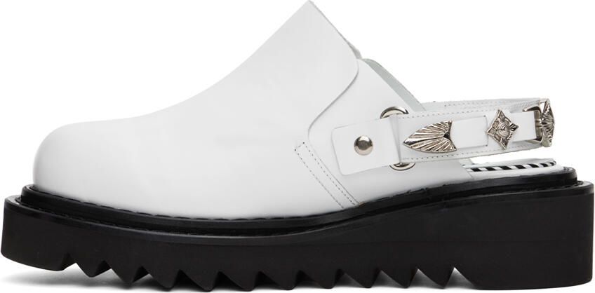 Toga Pulla White Hardware Loafers - Picture 3