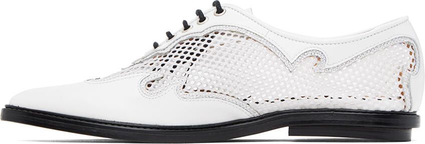 Toga Pulla White Lace-Up Oxfords - Picture 4