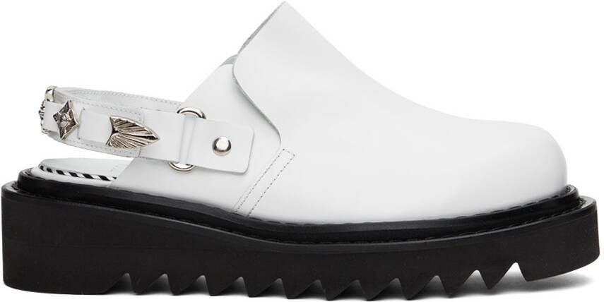 Toga Pulla White Hardware Loafers - Picture 5