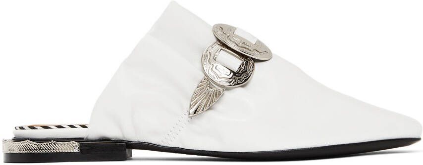 Toga Pulla White Slip-On Loafers - Picture 5