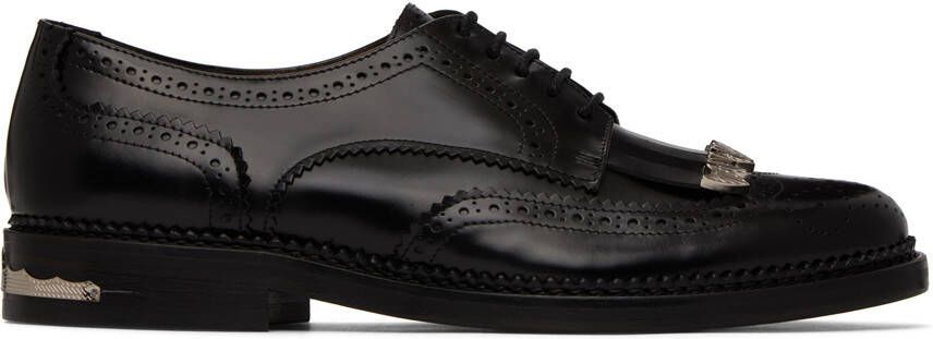 Toga Virilis Black Serrated Derbys - Picture 13
