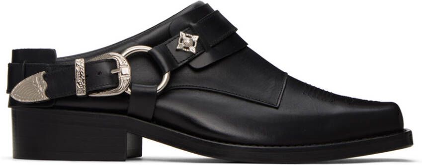 Toga Virilis SSENSE Exclusive Black O-Ring Loafers - Picture 3