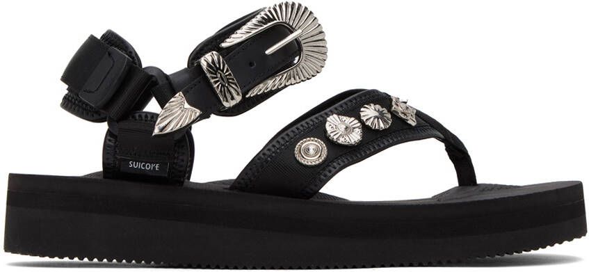 Toga Virilis Black Suicoke Edition Tono Sandals - Picture 5