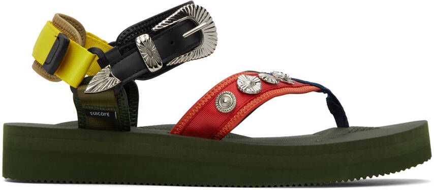 Toga Virilis Khaki Suicoke Edition Tono Sandals - Picture 4