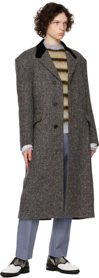 Toga Virilis Black & White Metal Plate Oxfords - Picture 4