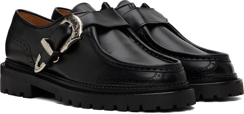 Toga Virilis Black Brogue Loafers - Picture 2