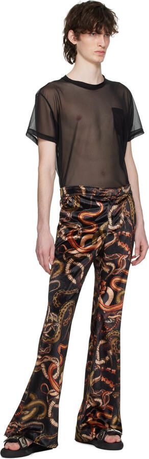 Toga Virilis Black Chain Sandals - Picture 4