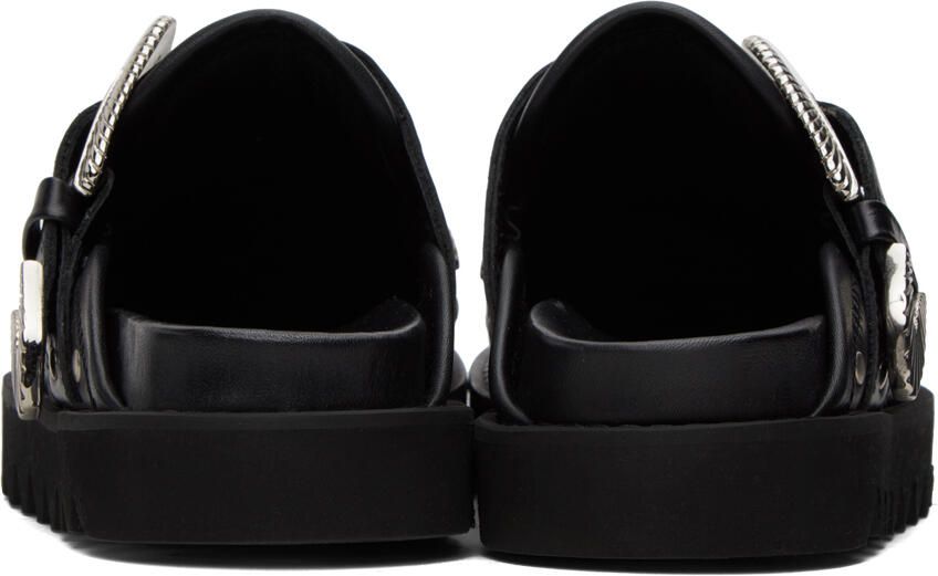 Toga Virilis Black Embellished Loafers