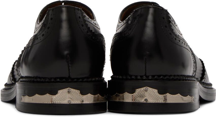 Toga Virilis Black Serrated Derbys - Picture 2