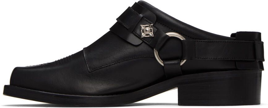 Toga Virilis SSENSE Exclusive Black O-Ring Loafers - Picture 2