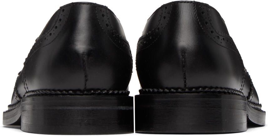 Toga Virilis Black Leather Oxfords