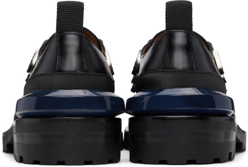 Toga Virilis Black Leather Oxfords