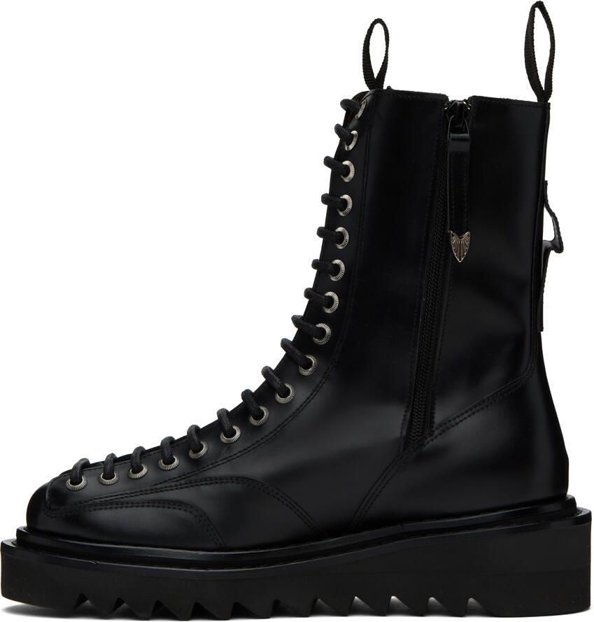 Toga Virilis Black Platform Boots