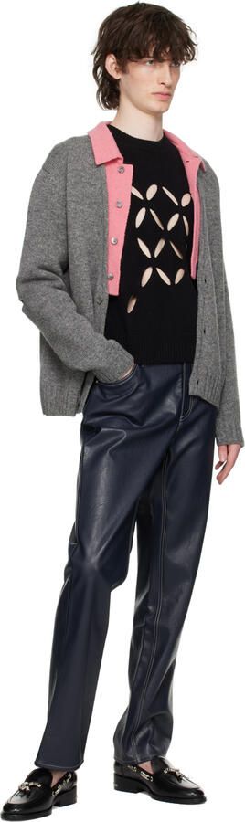 Toga Virilis Black Serrated Derbys - Picture 11