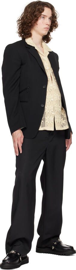 Toga Virilis Black Polished Loafers - Picture 4