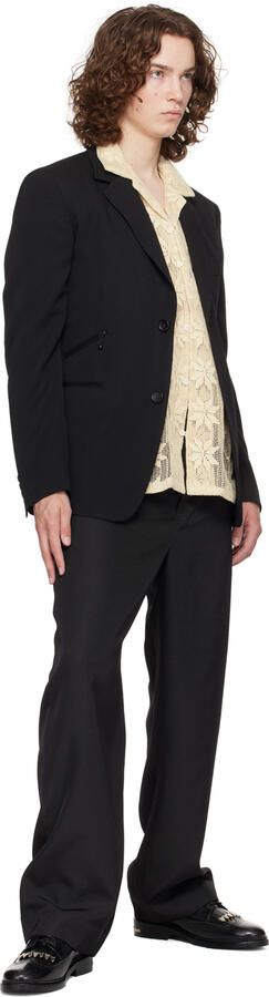 Toga Virilis Black Serrated Derbys - Picture 12