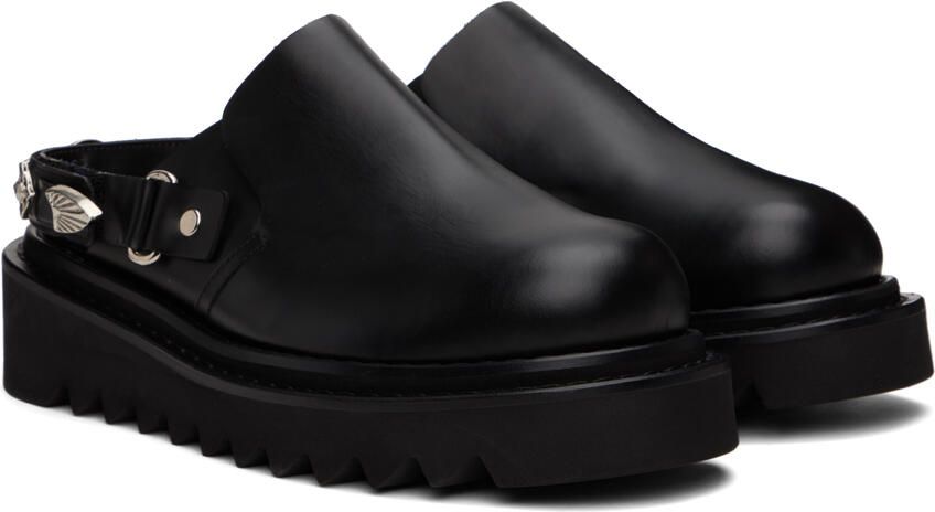 Toga Virilis Black Slingback Loafers - Picture 4