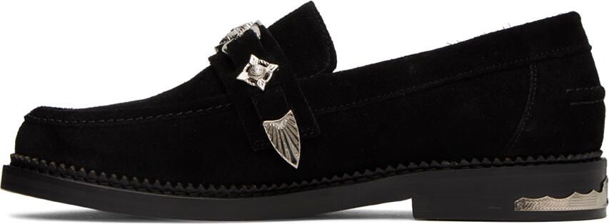 Toga Virilis Black Suede Loafers - Picture 3