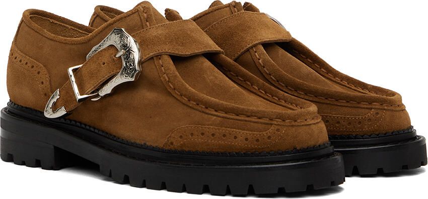 Toga Virilis Brown Pin-Buckle Loafers - Picture 2