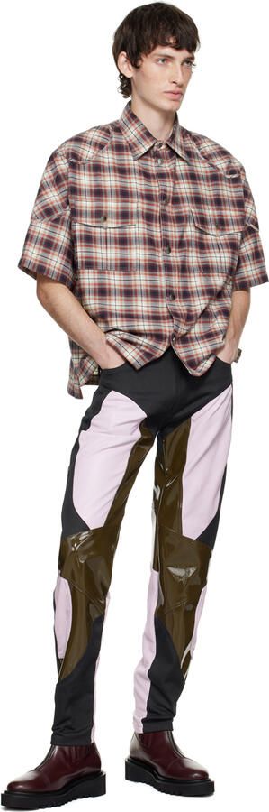 Toga Virilis Burgundy Side Gore Zip Boots - Picture 4