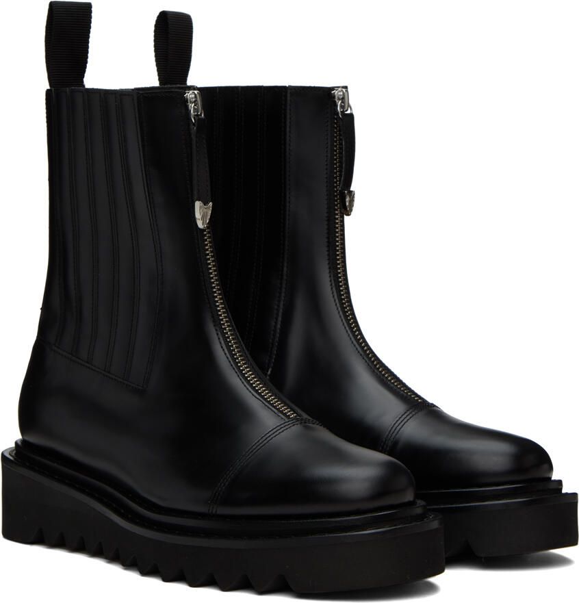 Toga Virilis SSENSE Exclusive Black Chelsea Boots