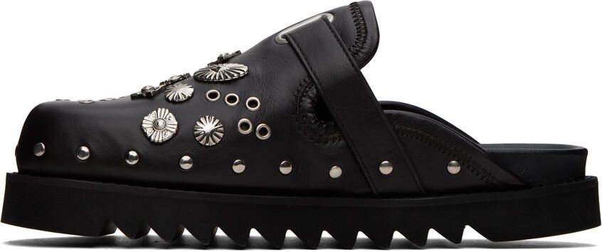 Toga Virilis SSENSE Exclusive Brown Studded Loafers - Picture 3