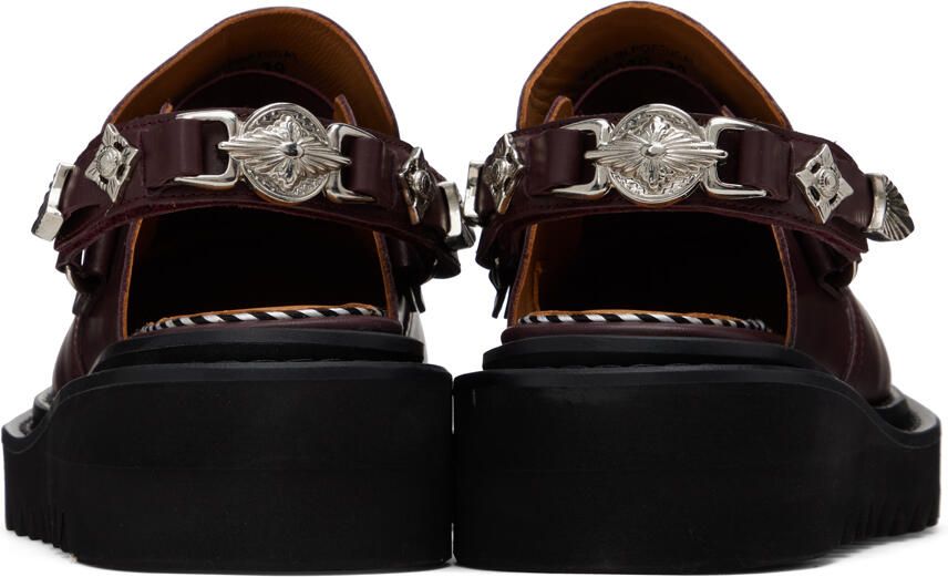 Toga Virilis SSENSE Exclusive Burgundy Loafers
