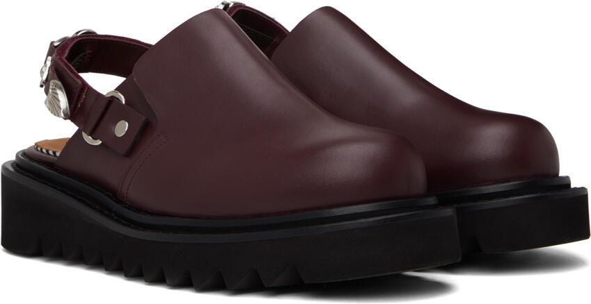 Toga Virilis SSENSE Exclusive Burgundy Loafers - Picture 2