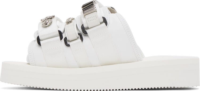 Toga Virilis White Suicoke Edition Moto Sandals - Picture 3