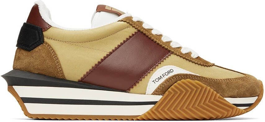 TOM FORD Beige James Sneakers - Picture 5