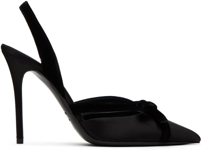 TOM FORD Black Bow Heels - Picture 5