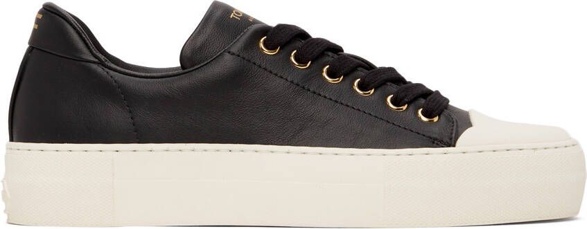 TOM FORD Black Grace Low-Top Sneakers - Picture 4